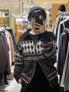 「PBLIM（ページボーイリム）のアイテム（帽子）」を使った、Natsukii/나츠키さん（レディース・164cm）の秋コーディネート