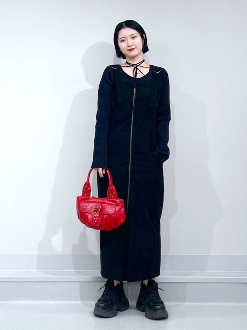 1/20日〜21日限定価格未使用タグ付45rpmコーデュロイ Aラインワンピース セール】フロントZIPコーデュロイワンピース（ワンピース）｜PAGEBOY