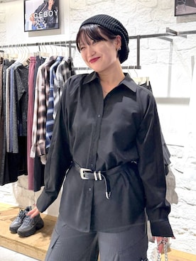「アイテム（ハンチング/ベレー帽）」を使った、Natsukii/나츠키さん（レディース・164cm・20代）の秋コーディネート
