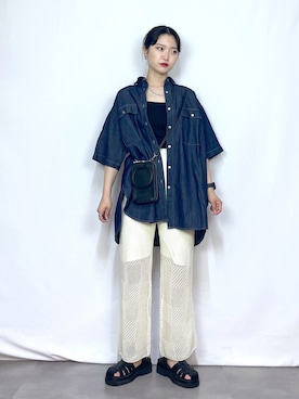 Natsukii/나츠키さん（レディース・164cm）の夏コーディネート