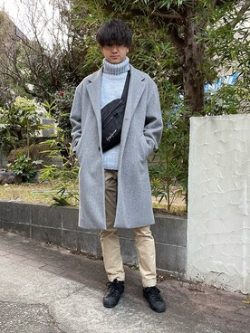 チェスターコートを使った Gu のメンズ人気ファッションコーディネート 年齢 15歳 19歳 Wear