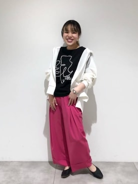「Paradise Picnic（パラダイスピクニック）のアイテム（ジャケット/アウター）」を使った、Paradise Picnicさん（レディース・160cm）の春コーディネート