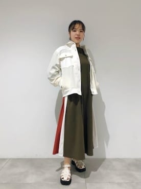 「Paradise Picnic（パラダイスピクニック）のアイテム（ジャケット/アウター）」を使った、Paradise Picnicさん（レディース・160cm）の春コーディネート