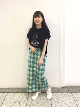 「vingtrois（バントロア）のアイテム」を使った、Paradise Picnicさん（レディース・160cm）の春コーディネート