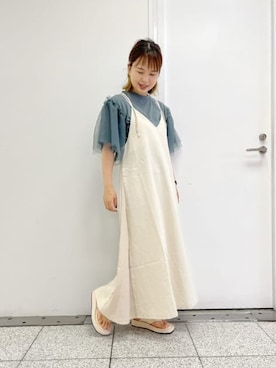 「JETEE（ジュテ）のアイテム」を使った、Paradise Picnicさん（レディース・160cm）の夏コーディネート
