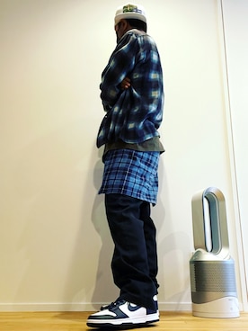 「Pilgrim（ピルグリム）のアイテム」を使った、kesoroさん（メンズ・174cm）の冬コーディネート