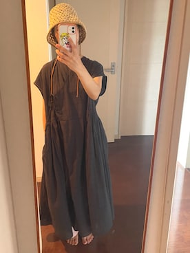 「conges payes ADIEU TRISTESSE（コンジェ ペイエ アデュートリステス）のアイテム」を使った、nocoさん（レディース・152cm）の夏コーディネート