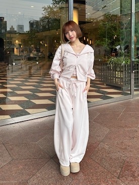 「one after another NICE CLAUP（ワンアフターアナザーナイスクラップ）のアイテム」を使った、nonokaさん（レディース・166cm）の春コーディネート