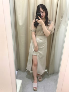 ゆみなさん（レディース・158cm）の春コーディネート