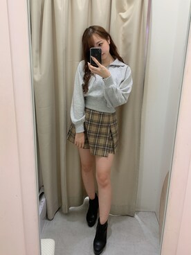 ゆみなさん（レディース・158cm）の秋コーディネート