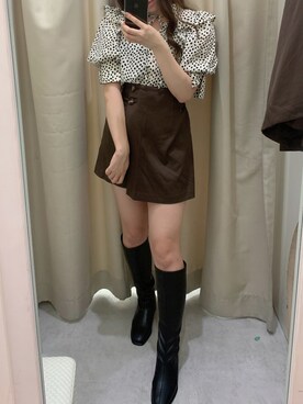 ゆみなさん（レディース・158cm）の秋コーディネート