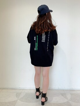 「NUN（エヌユーエヌ）のアイテム」を使った、ゆみなさん（レディース・158cm）の春コーディネート