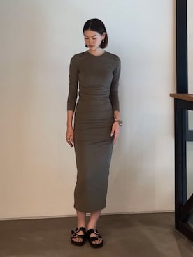 「シャーリング」｜TOMORROWLAND_kitaoさん（レディース・172cm）の秋コーディネート