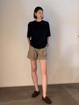 「JAMES PERSE（ジェームスパース）のアイテム」を使った、TOMORROWLAND_kitaoさん（レディース・172cm）の秋コーディネート