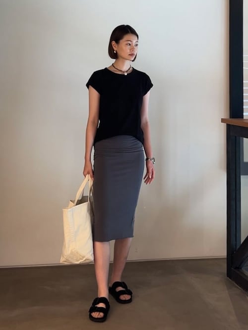 コットンリネンキャンバストートバッグ MEDIUM AMF0014（トートバッグ