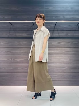 「コムサ」｜COMME CA OFFICIALさん（レディース・165cm）の夏コーディネート