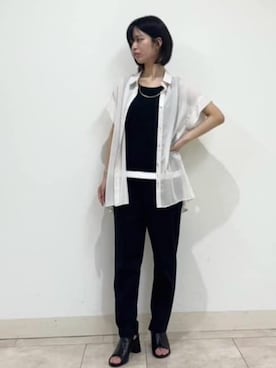 「コムサ」｜COMME CA OFFICIALさん（レディース・160cm）の夏コーディネート