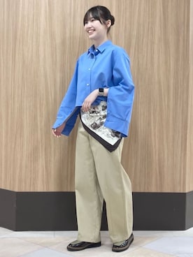 「COMME CA（コムサ）のアイテム」を使った、COMME CA OFFICIALさん（レディース・160cm）の夏コーディネート