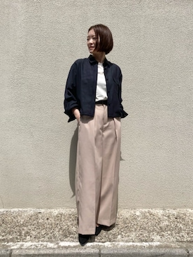「アイテム（その他アウター）」を使った、COMME CA OFFICIALさん（レディース・160cm）の秋コーディネート