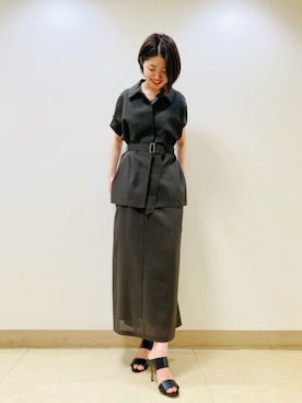 「コムサ」｜COMME CA OFFICIALさん（レディース・167cm）の夏コーディネート