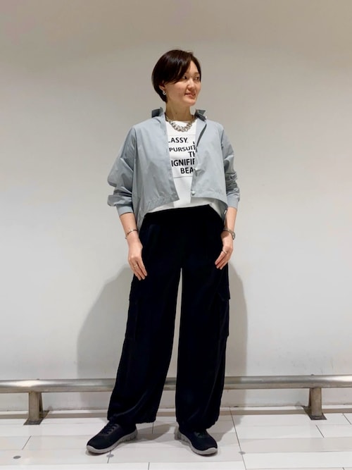 セール】ストレッチタフタ シャツブルゾン（ブルゾン