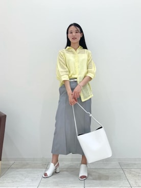 「コムサ」｜COMME CA OFFICIALさん（レディース・169cm）の夏コーディネート