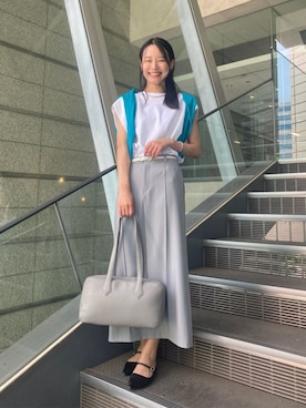 「コムサ」｜COMME CA OFFICIALさん（レディース・169cm）の夏コーディネート
