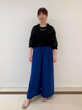 「コムサ」｜COMME CA OFFICIALさん（レディース・161cm）の夏コーディネート