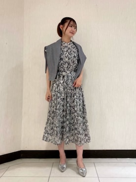 「K.T KIYOKO TAKASE（キヨコタカセ）のアイテム」を使った、COMME CA OFFICIALさん（レディース・158cm）の夏コーディネート