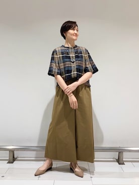 「コムサ」｜COMME CA OFFICIALさん（レディース・168cm）の夏コーディネート