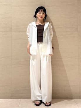 COMME CA OFFICIALさん(レディース・161cm)の夏コーディネート