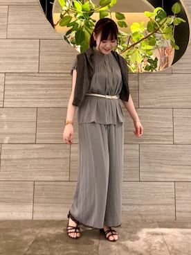 「コムサ」｜COMME CA OFFICIALさん（レディース・164cm）の夏コーディネート