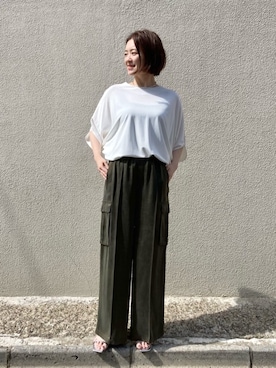 「コムサ」｜COMME CA OFFICIALさん（レディース・160cm）の夏コーディネート