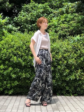 「コムサ」｜COMME CA OFFICIALさん（レディース・160cm）の夏コーディネート