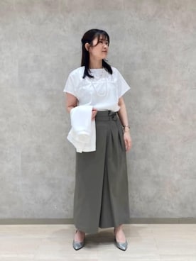 「コムサ」｜COMME CA OFFICIALさん（レディース・160cm）の夏コーディネート