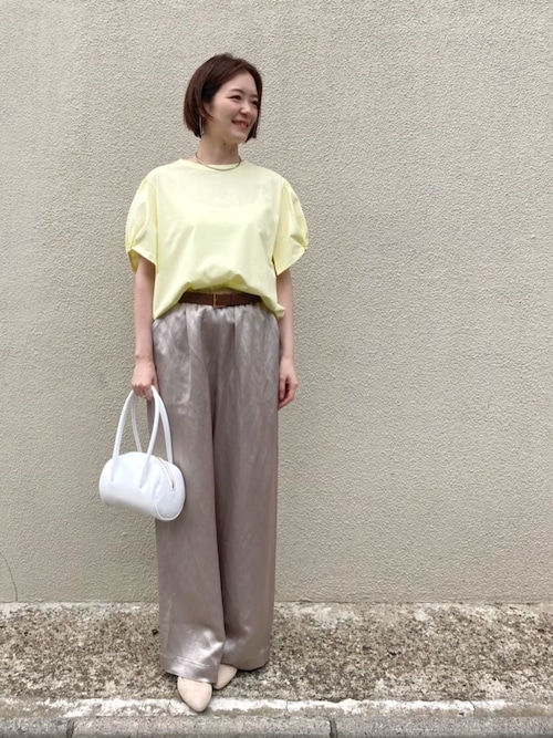 セール】ブライトカルゼ ワイドパンツ（その他パンツ）｜COMME CA