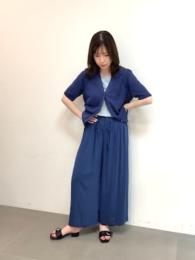 「コムサ」｜COMME CA OFFICIALさん（レディース・155cm）の夏コーディネート