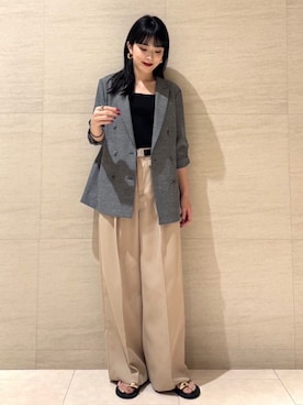 COMME CA OFFICIALさん（レディース・161cm）の夏コーディネート