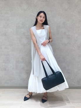 「コムサ」｜COMME CA OFFICIALさん（レディース・169cm）の夏コーディネート