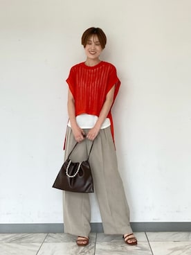 COMME CA OFFICIALさん(レディース・166cm)の夏コーディネート