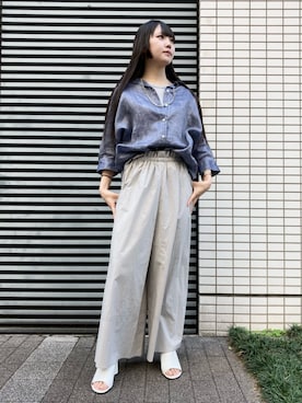 「コムサ」｜COMME CA OFFICIALさん（レディース・157cm）の夏コーディネート