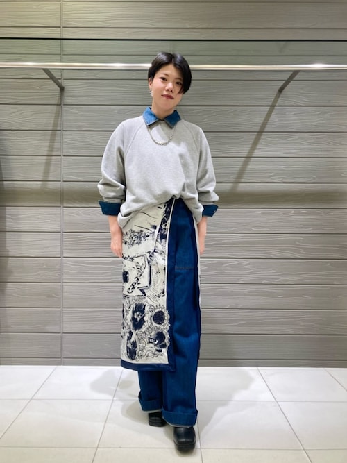 セール】裏双糸ラメ裏毛 プルオーバー（Tシャツ/カットソー）｜COMME