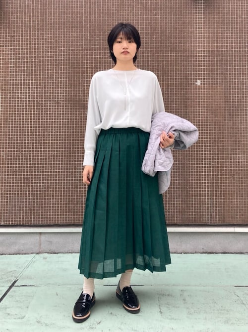 K．T キヨコ タカセ（K．T KIYOKO TAKASE）/ラミー プリーツスカート K.T KIYOKO TAKASE（K.T キヨコ タカセ） スカート ラミー プリーツ