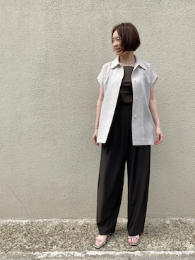 「コムサ」｜COMME CA OFFICIALさん（レディース・160cm）の夏コーディネート