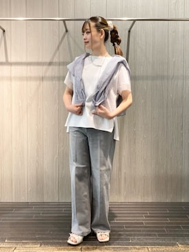 「コムサ」｜COMME CA OFFICIALさん（レディース・158cm）の夏コーディネート