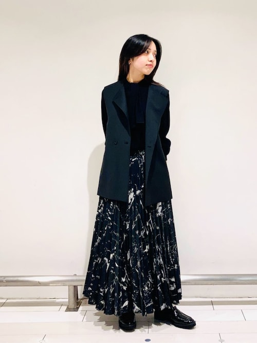 COMME CA（コムサ） ブラウス シャツ 「2WAY」パウダリージョーゼット