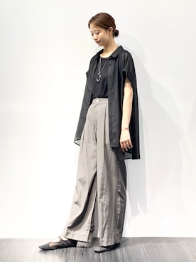 「コムサ」｜COMME CA OFFICIALさん（レディース・165cm）の夏コーディネート