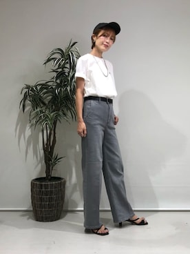 「K.T KIYOKO TAKASE（キヨコタカセ）のアイテム」を使った、COMME CA OFFICIALさん（レディース・166cm）の夏コーディネート