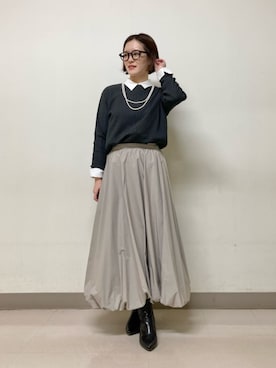 COMME CA OFFICIALさん（レディース・160cm）の冬コーディネート