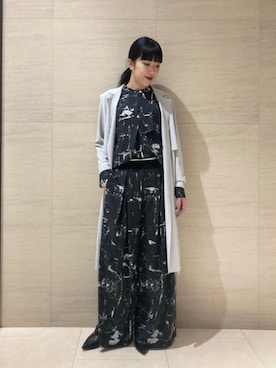 「コムサ」｜COMME CA OFFICIALさん（レディース・161cm）の夏コーディネート